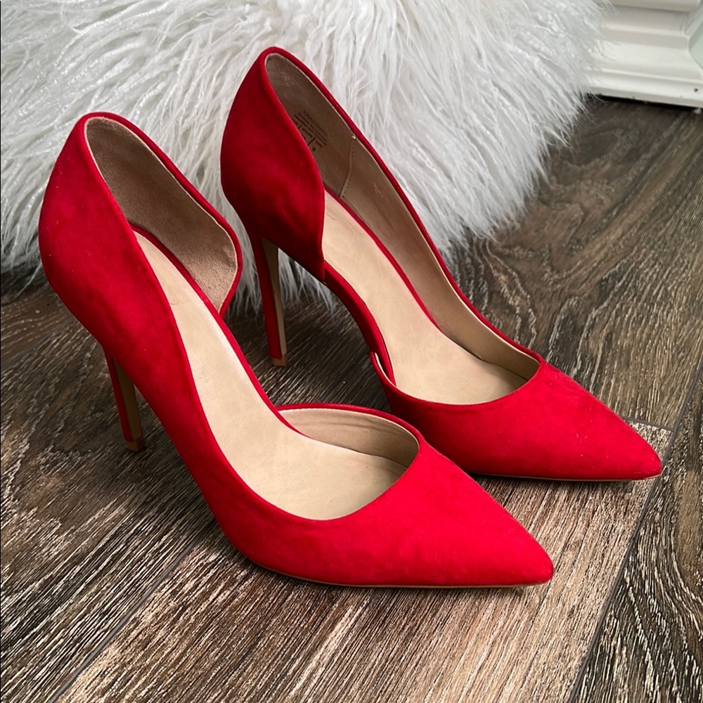 Elegant Red Women's Heels